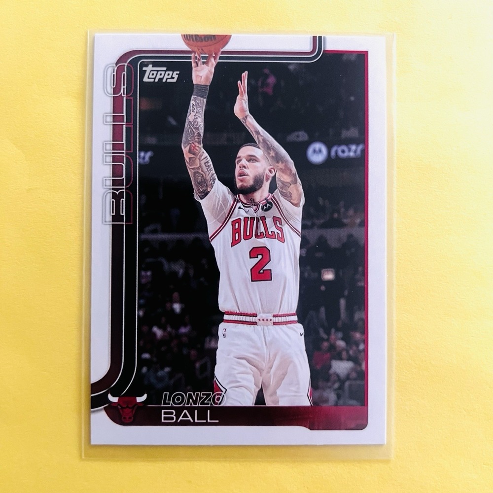 eBay Title2025 Topps Basketball Lonzo Ball #39 Chicago Bulls